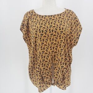 Show Me Your MuMu Katrina tan & multicolor top M